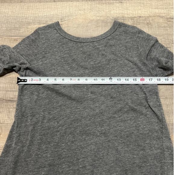 Nation LTD Size 3 Medium Long Sleeve Hi Low Gray Pullover Top Classic Flowy - Picture 7 of 7